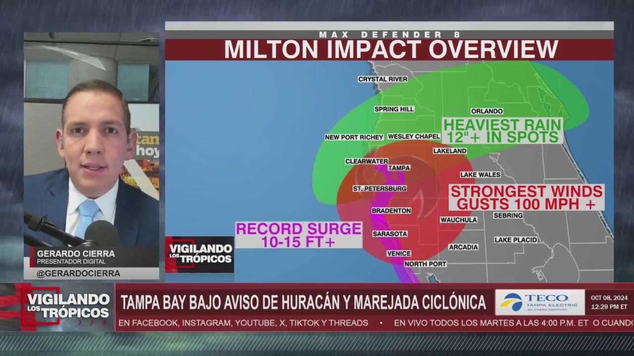 La Bahía de Tampa y Florida se preparan para los impactos del huracán Milton episode artwork