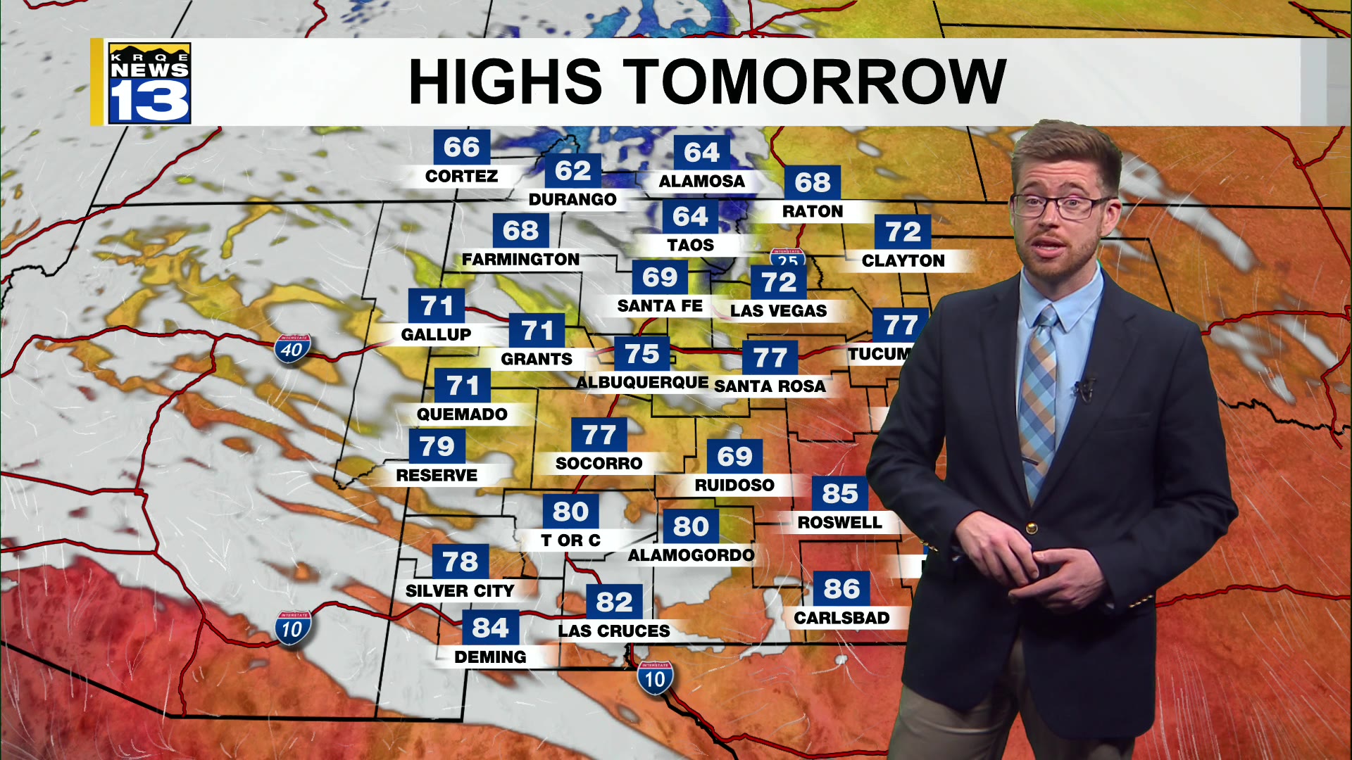 Unseasonably warm weather continues in New Mexico – KRQE NEWS 13 ...