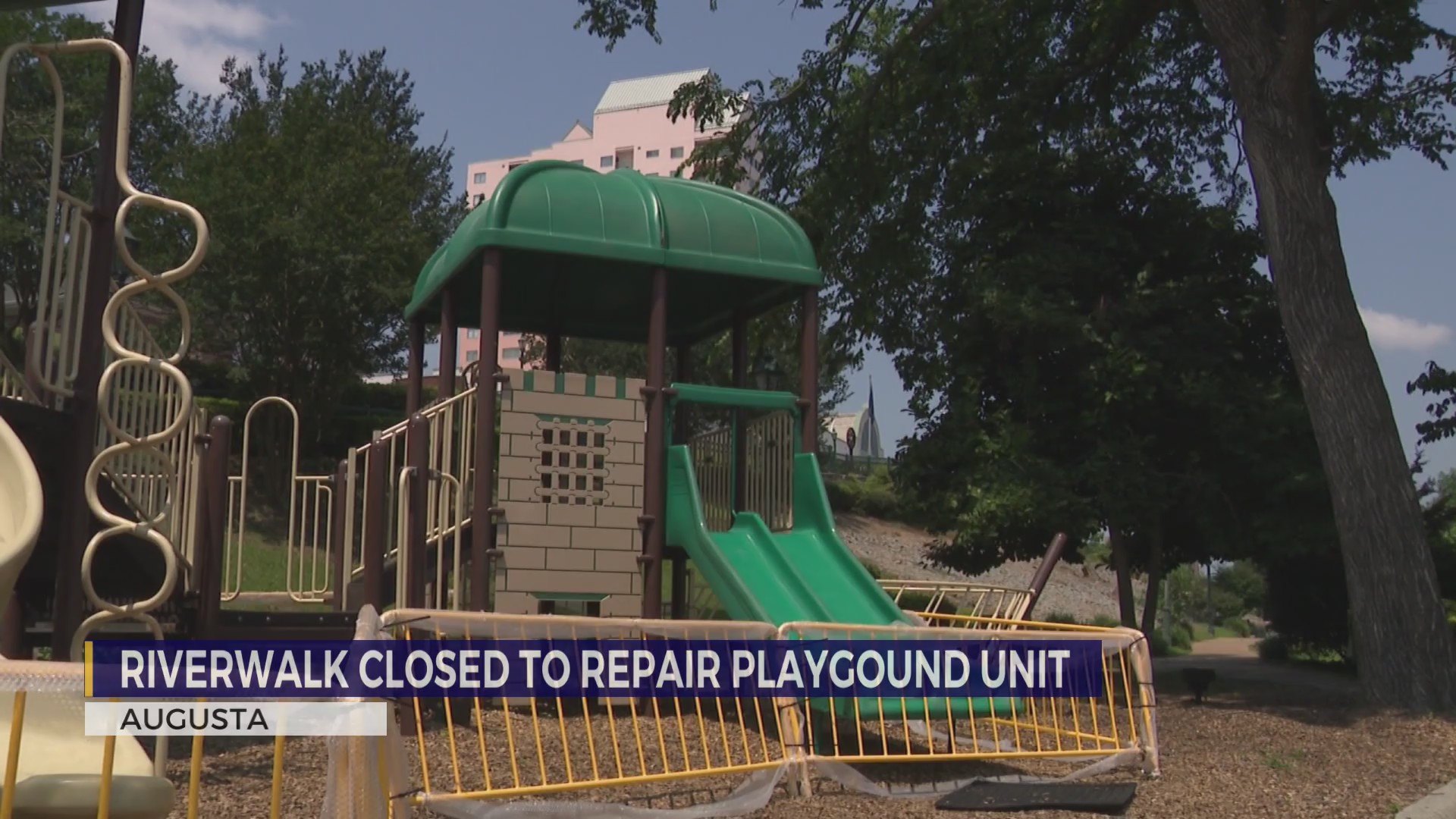 Lower level of Augusta’s Riverwalk closed to repair playground after ...