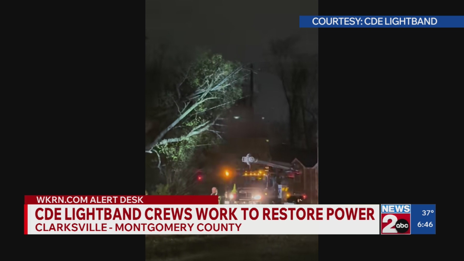 Power outages across Middle TN after severe weather – WKRN News 2