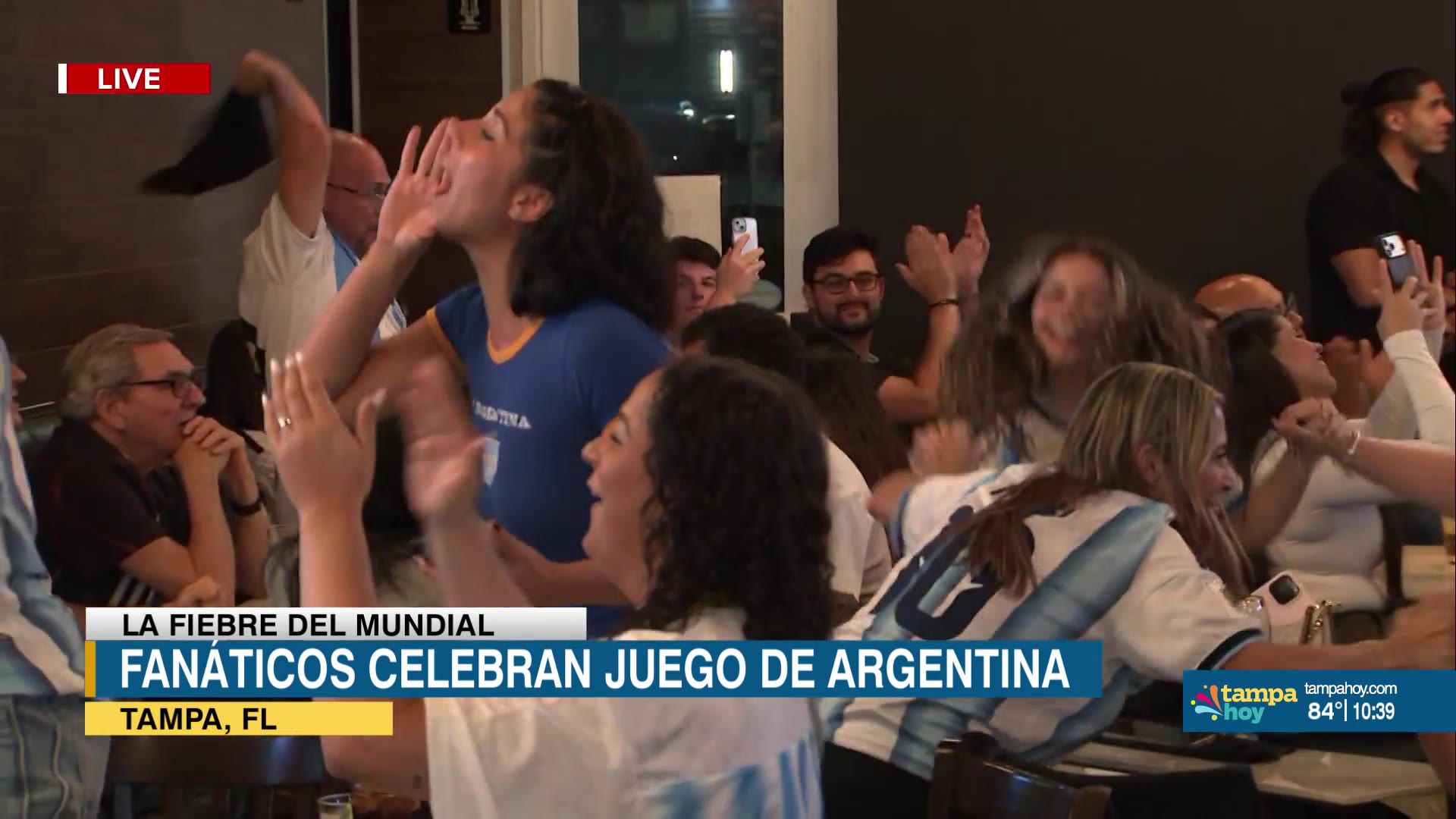 Hinchas argentinos celebran el Mundial 2026 en restaurantes de Tampa