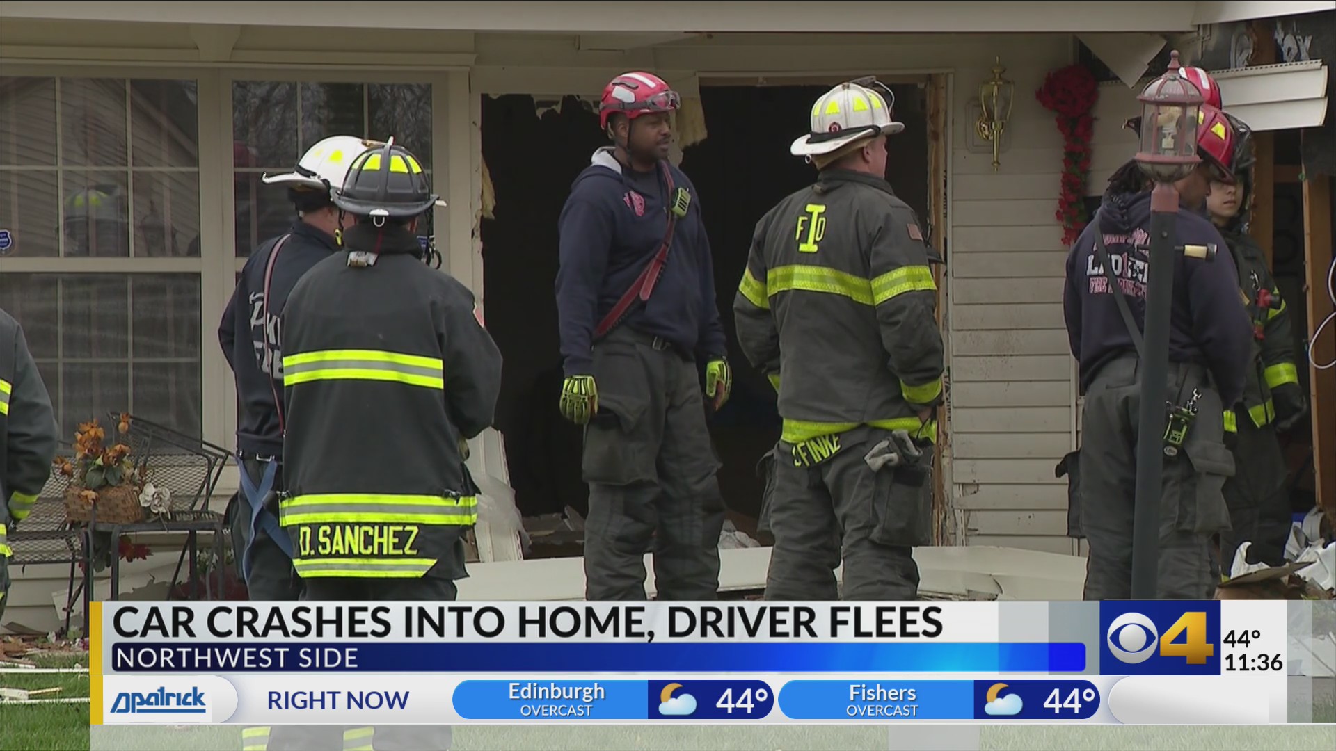Driver crashes into two-story home on northwest side, flees the scene ...