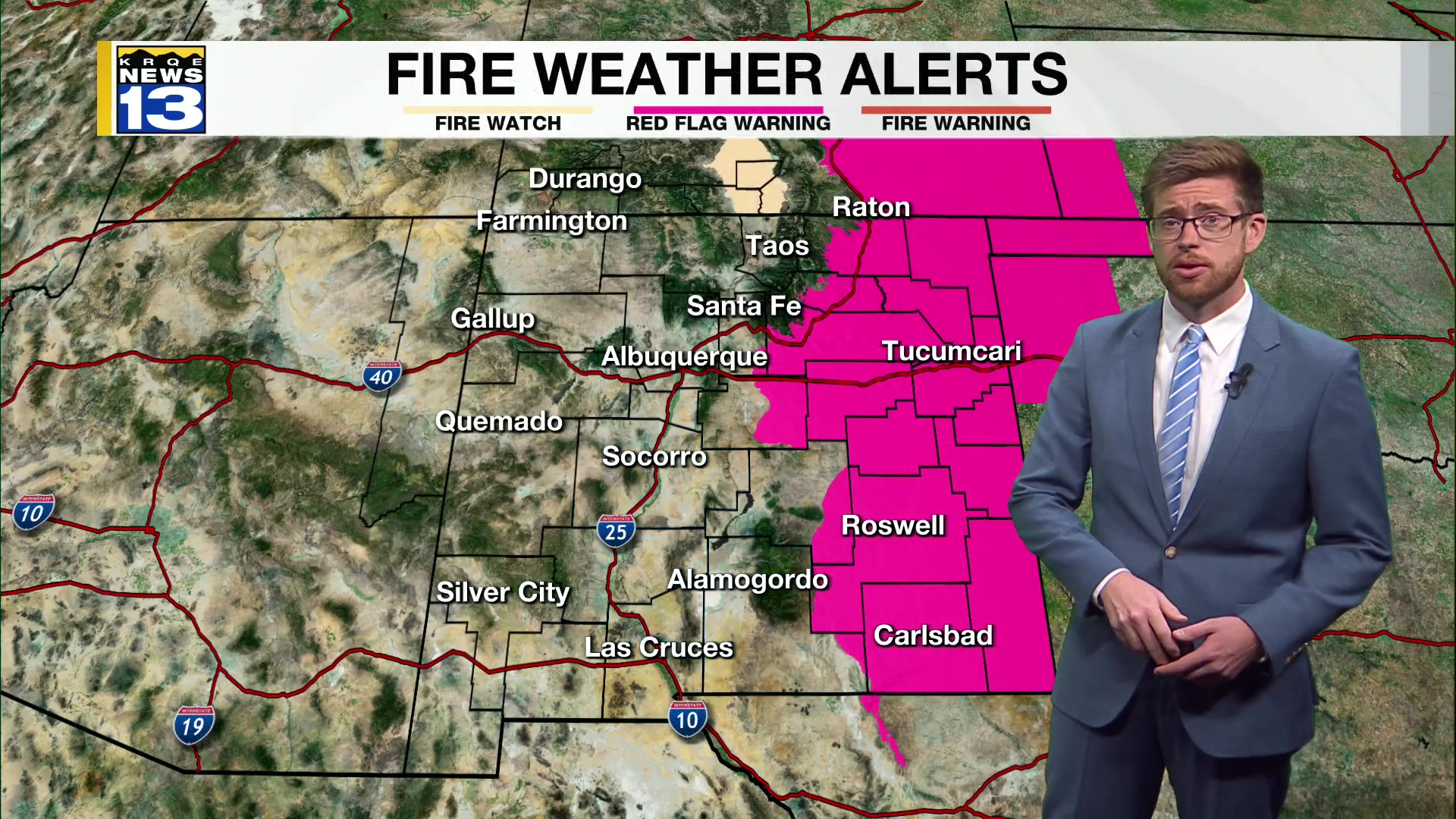 Gusty winds, increased risk for fire danger Thursday and Friday – KRQE ...