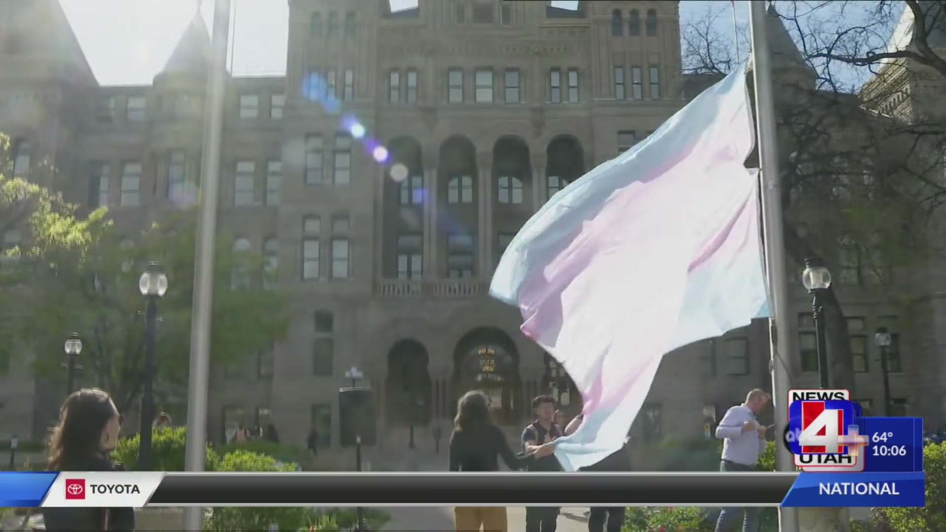 Salt Lake City officials and organizations raise flag in honor of ...