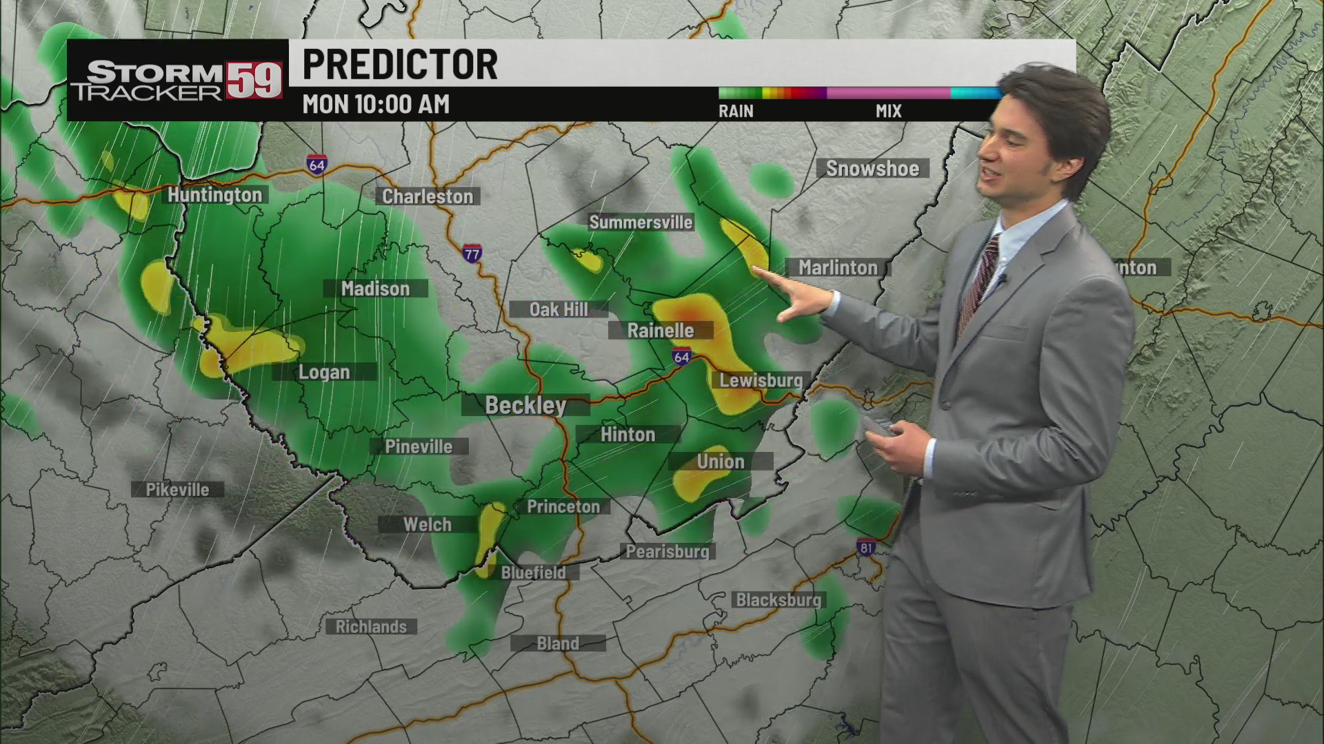 Scattered Showers Today with Warmer Temps on the way Tomorrow! – WVNS