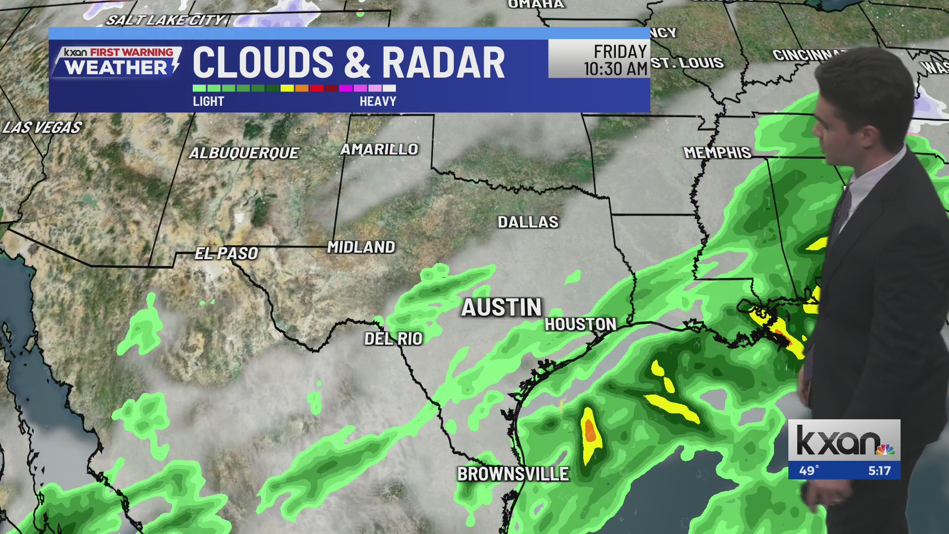 Cooler, cloudy & rounds of rain in Central Texas | KXAN Weather ...