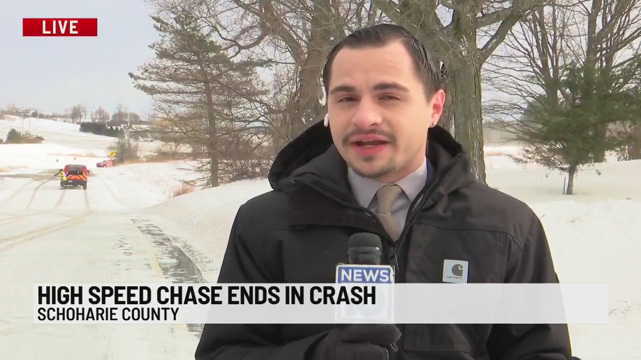 High speed chase ends in crash in Schoharie Co. – NEWS10 ABC
