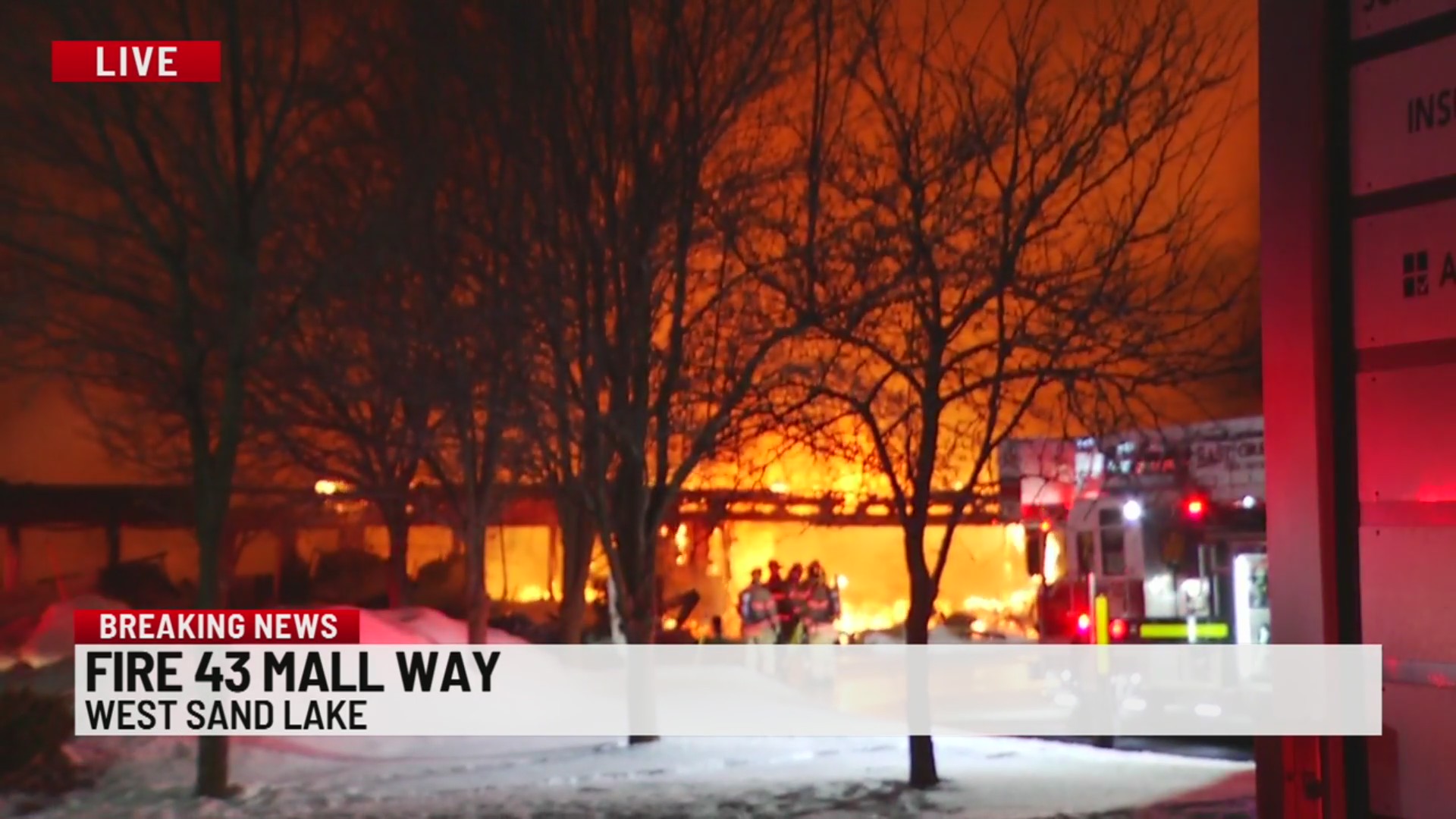 Crews battle blaze at 43 Mall Way in West Sand Lake – NEWS10 ABC