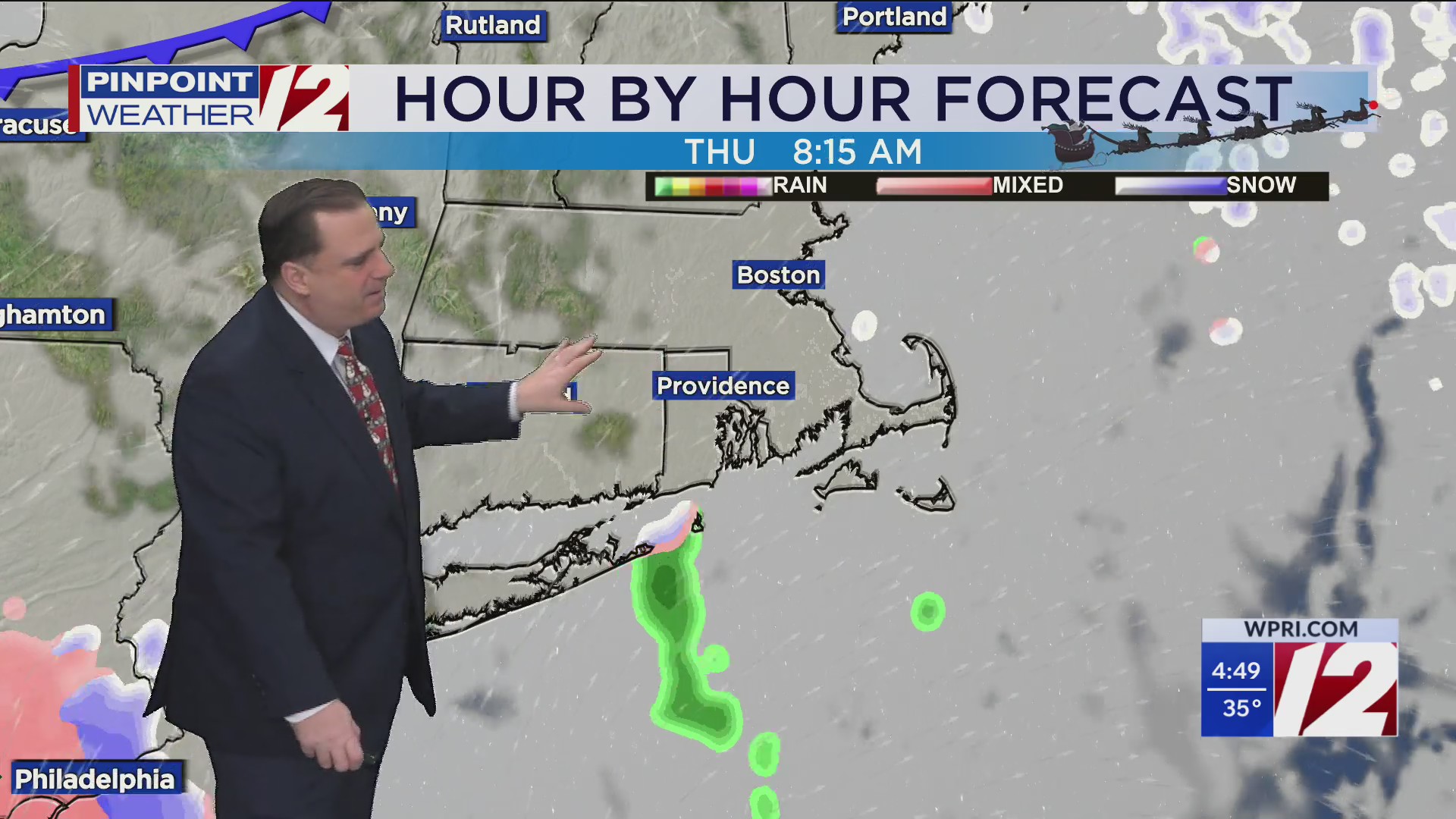 WPRI 12 Weather Forecast for 12/24/25: Becoming windy today – WPRI.com