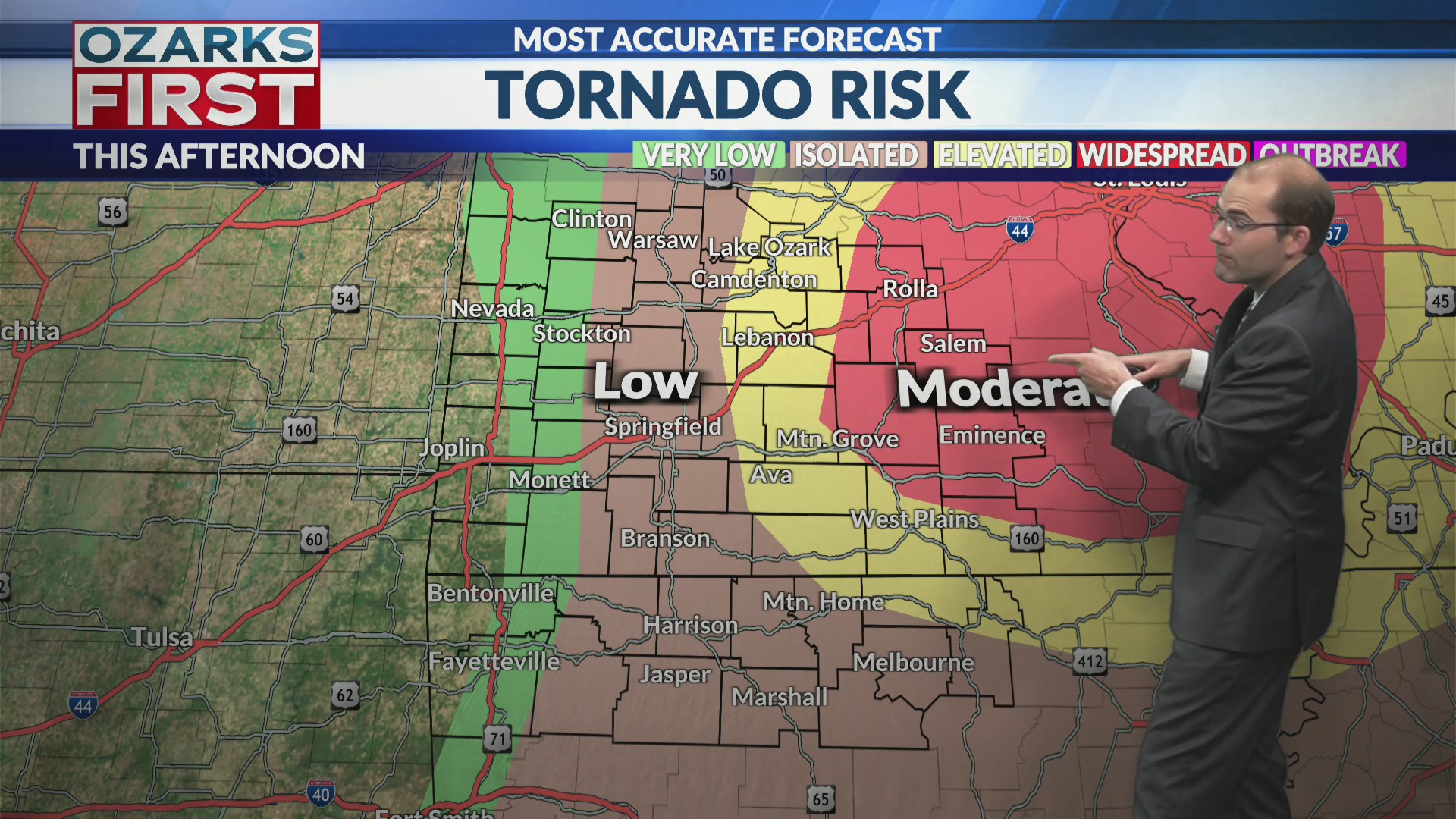 Significant severe weather for some Monday afternoon – KOLR ...