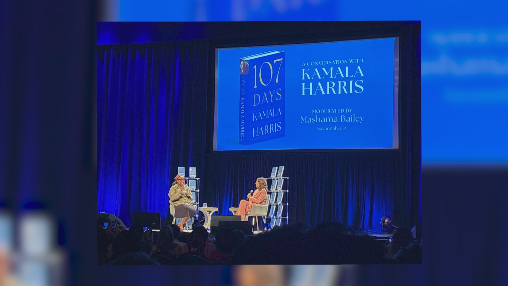 Harris discusses economy, future of U.S. during Savannah book tour stop ...