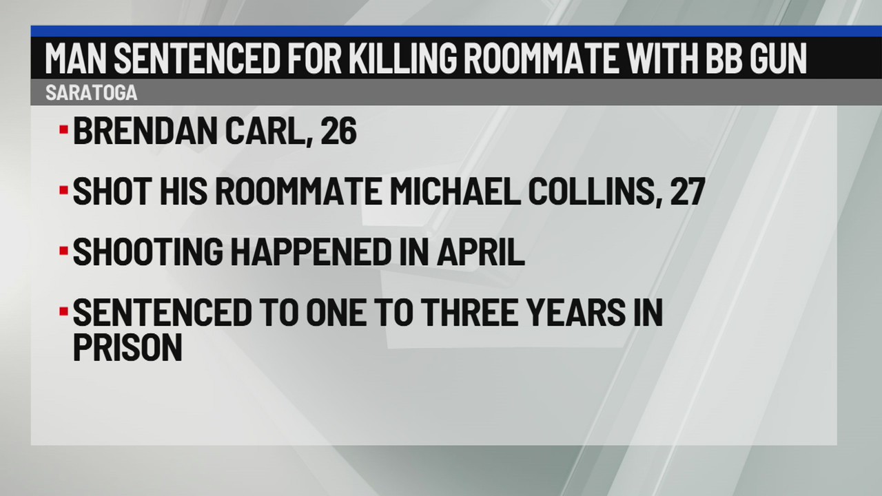Man sentenced for killing roommate with BB gun – NEWS10 ABC