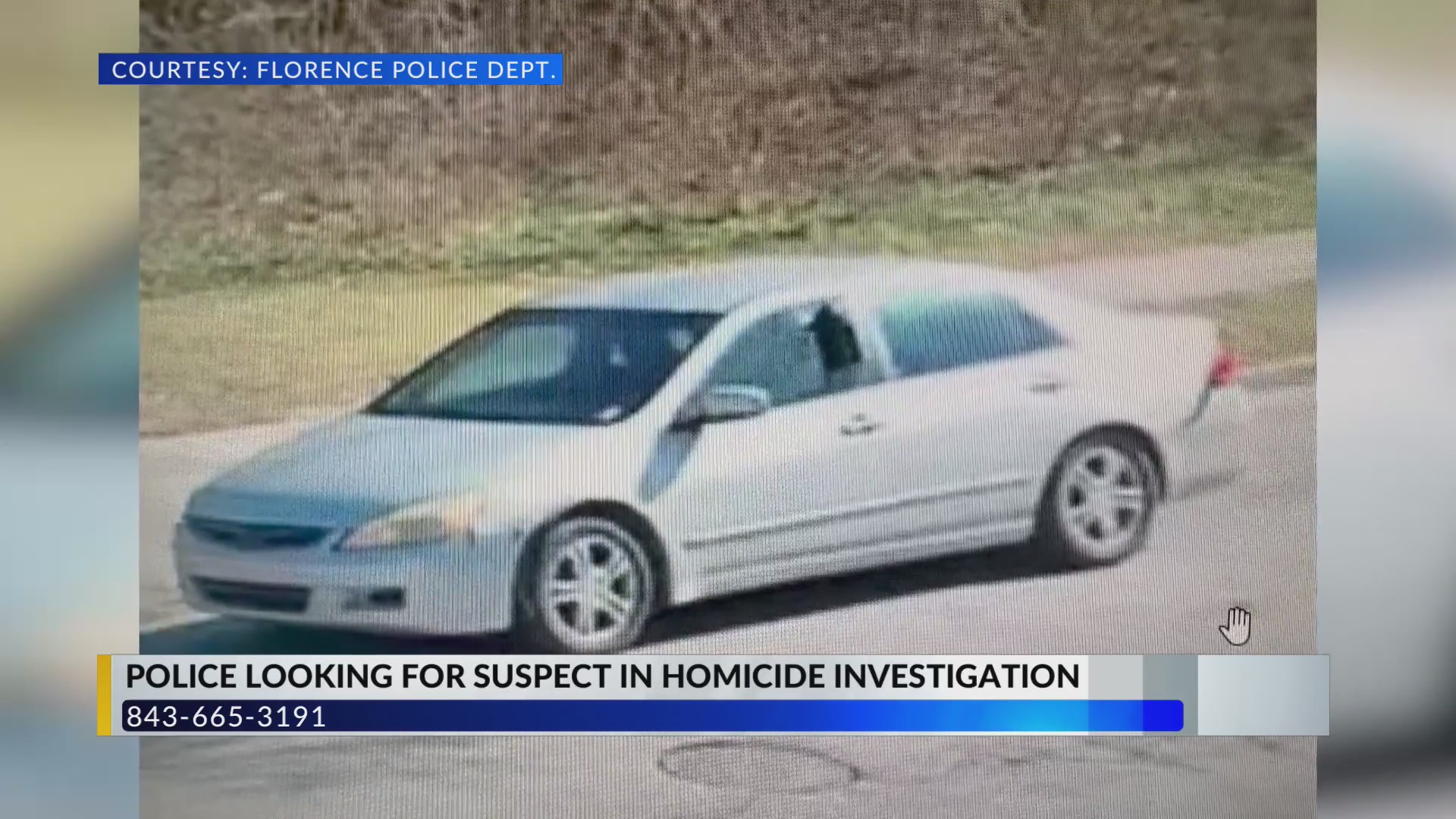 Photos of suspect vehicle in deadly Florence shooting released – WBTW