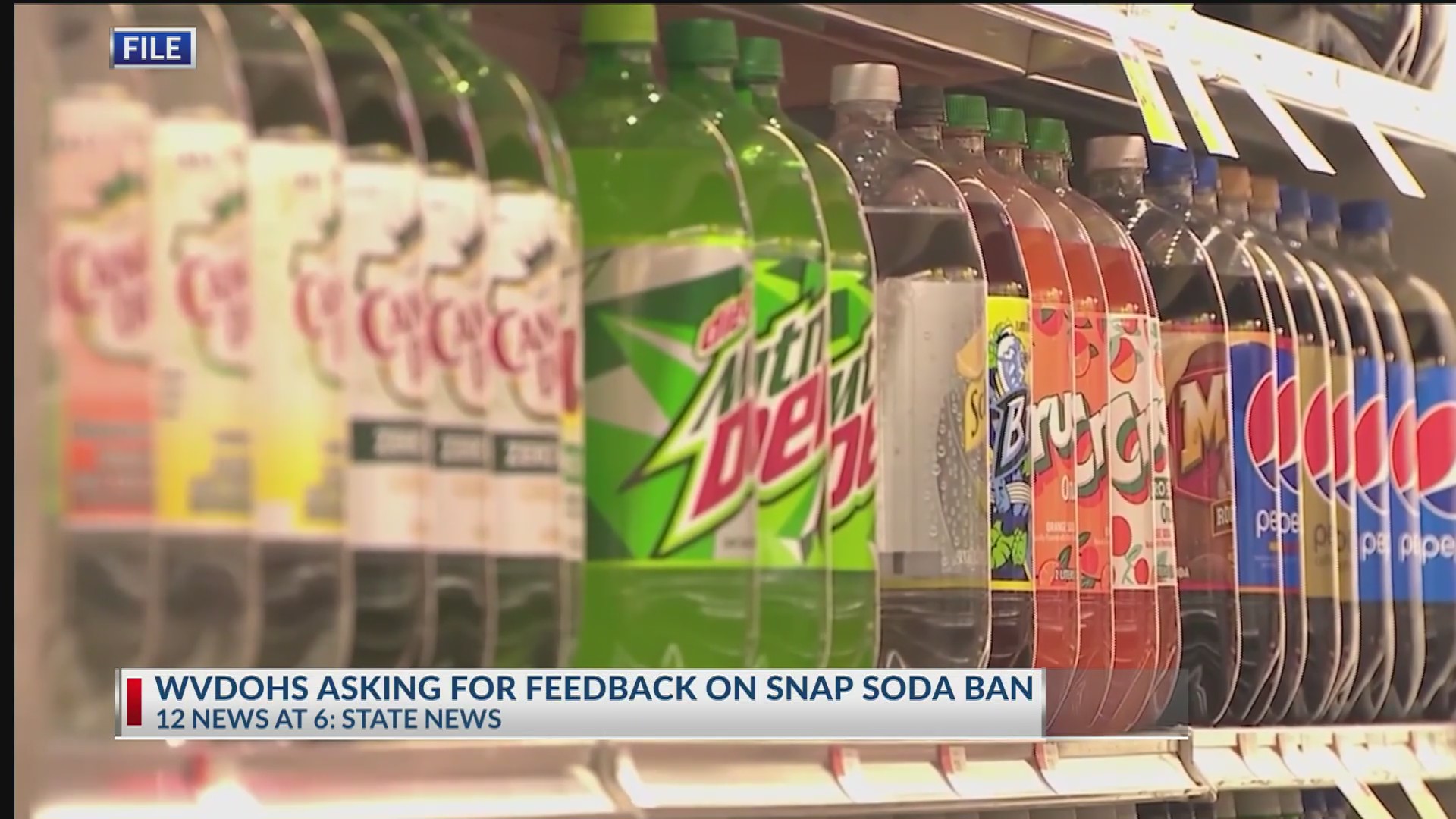 West Virginia asking for feedback on SNAP soda ban – WBOY.com