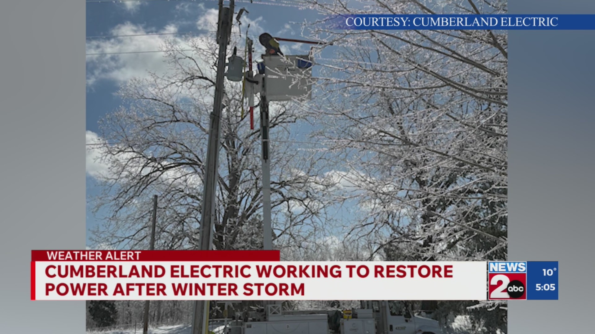 Cumberland Electric working to restore power after winter storm – WKRN ...