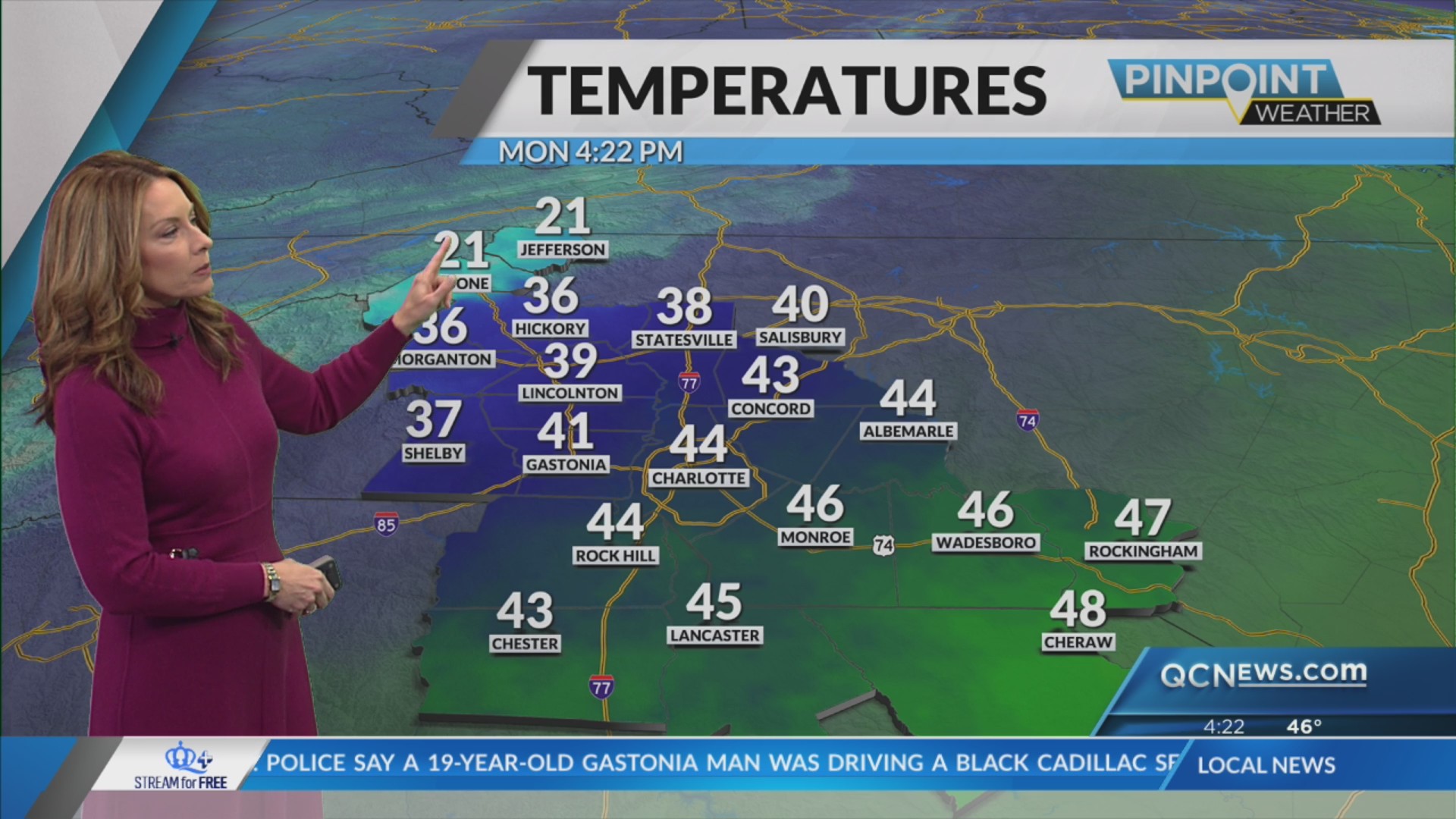 Cold and breezy start to the week – Queen City News