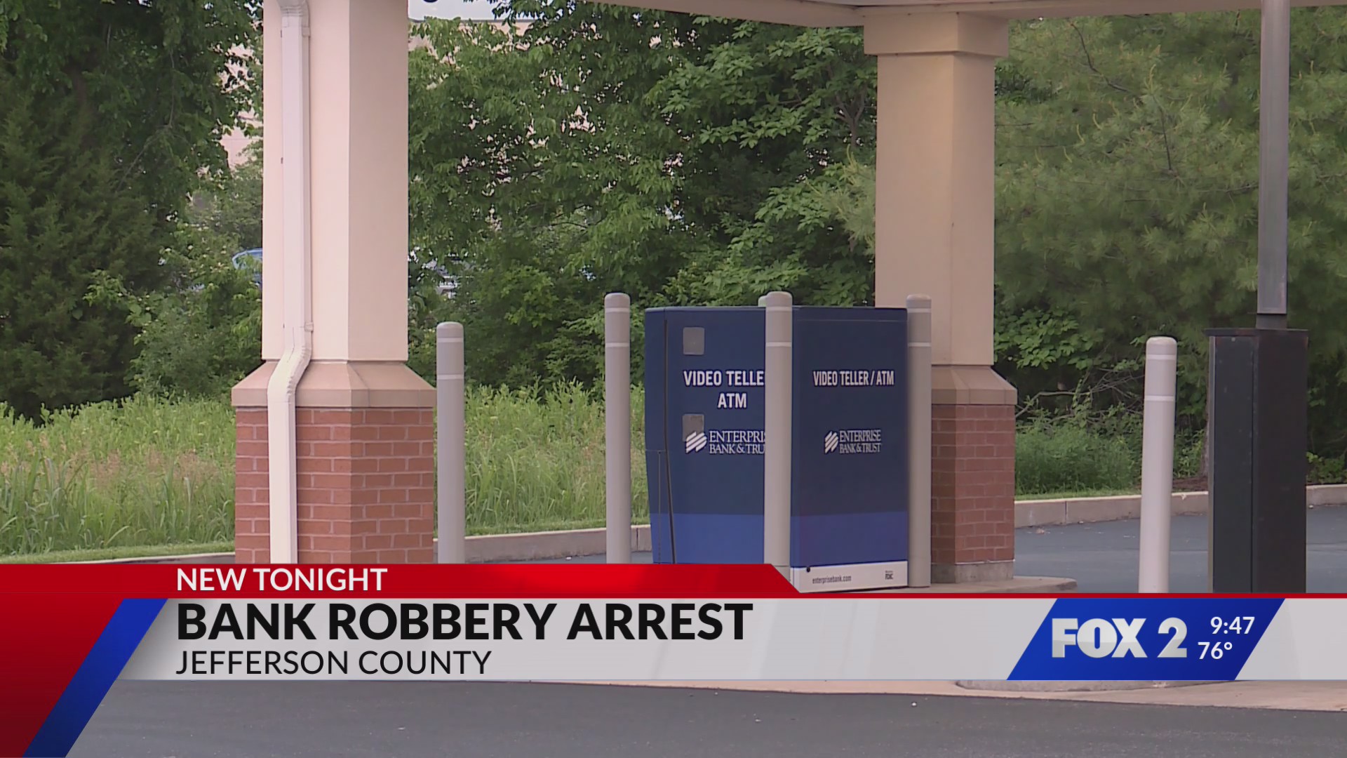 Man arrested, charged in Jefferson County bank robbery – FOX 2