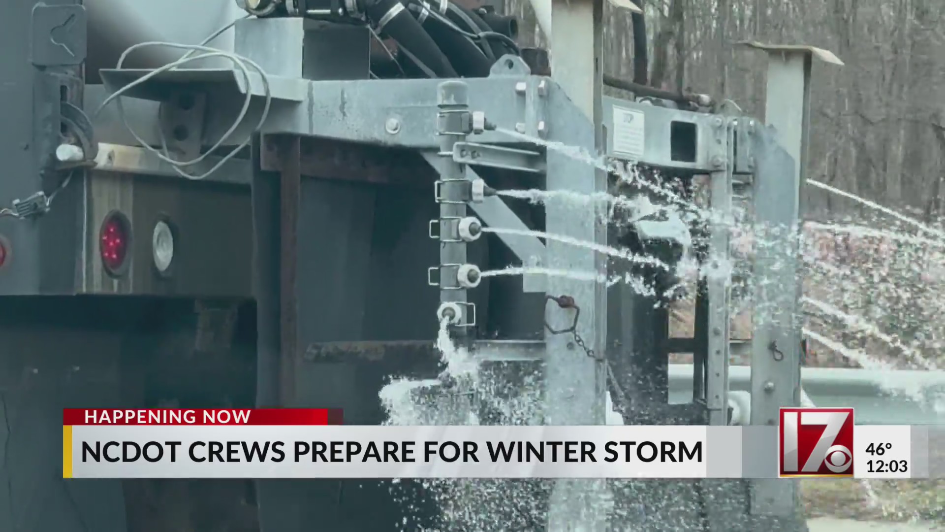 NCDOT crews prepare for winter storm – CBS17.com