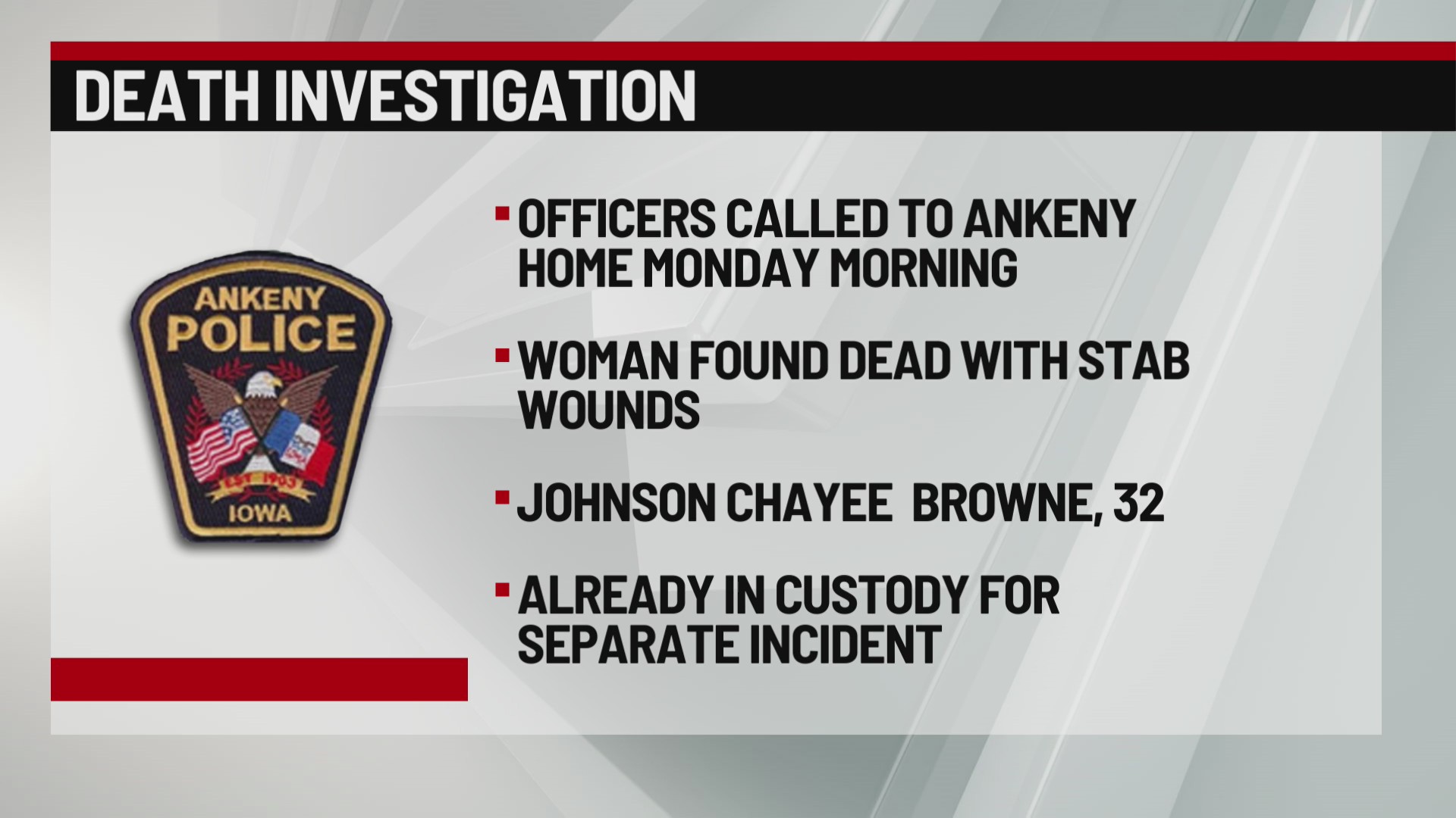 Ankeny man charged with first-degree murder after woman found dead in ...