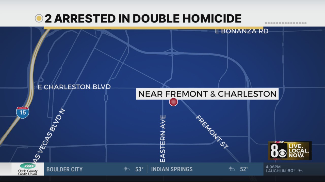 California police arrest 2 in downtown Las Vegas double homicide – KLAS