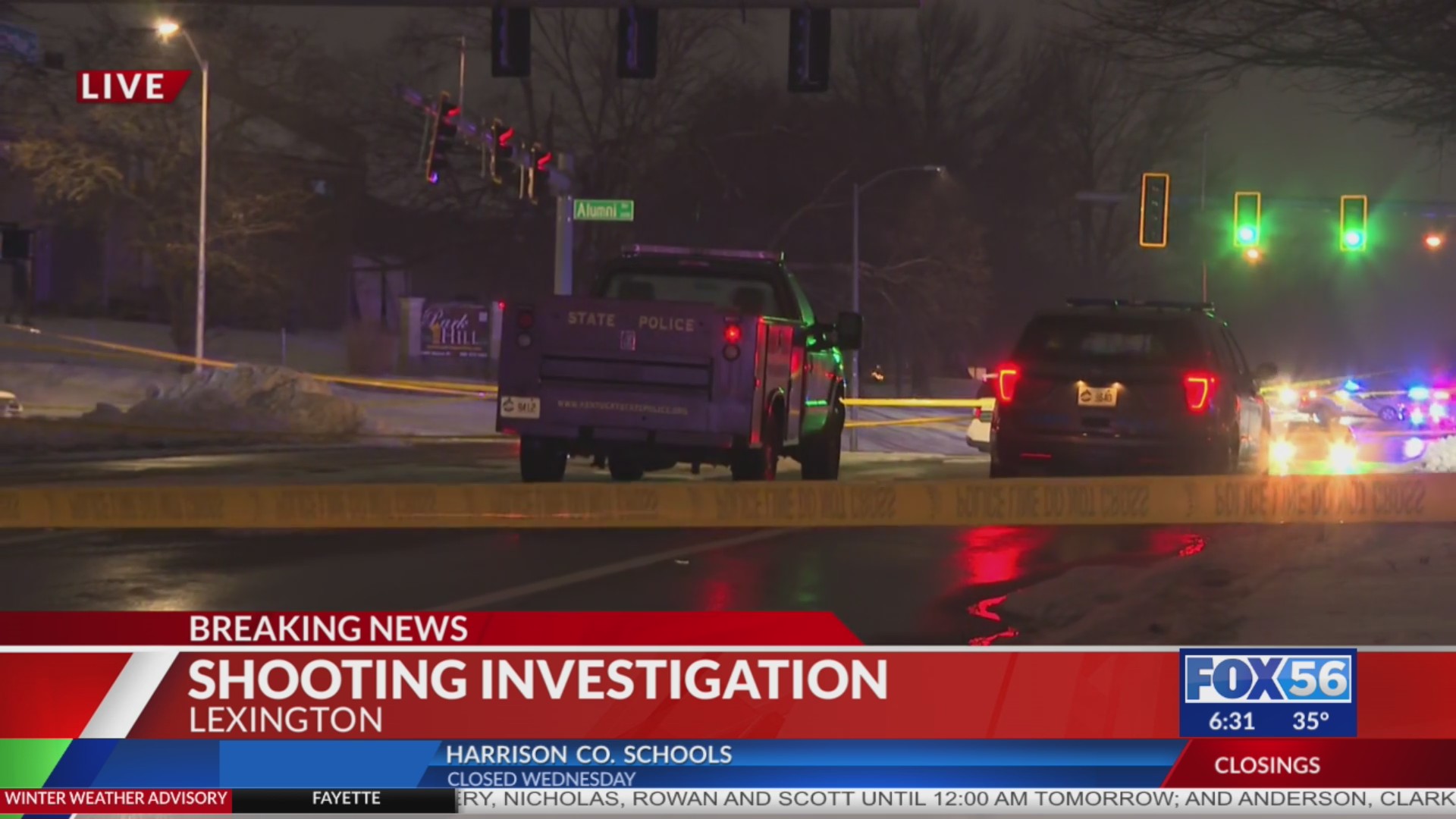 Officer-involved shooting closes Alumni Drive in Lexington – FOX 56 News