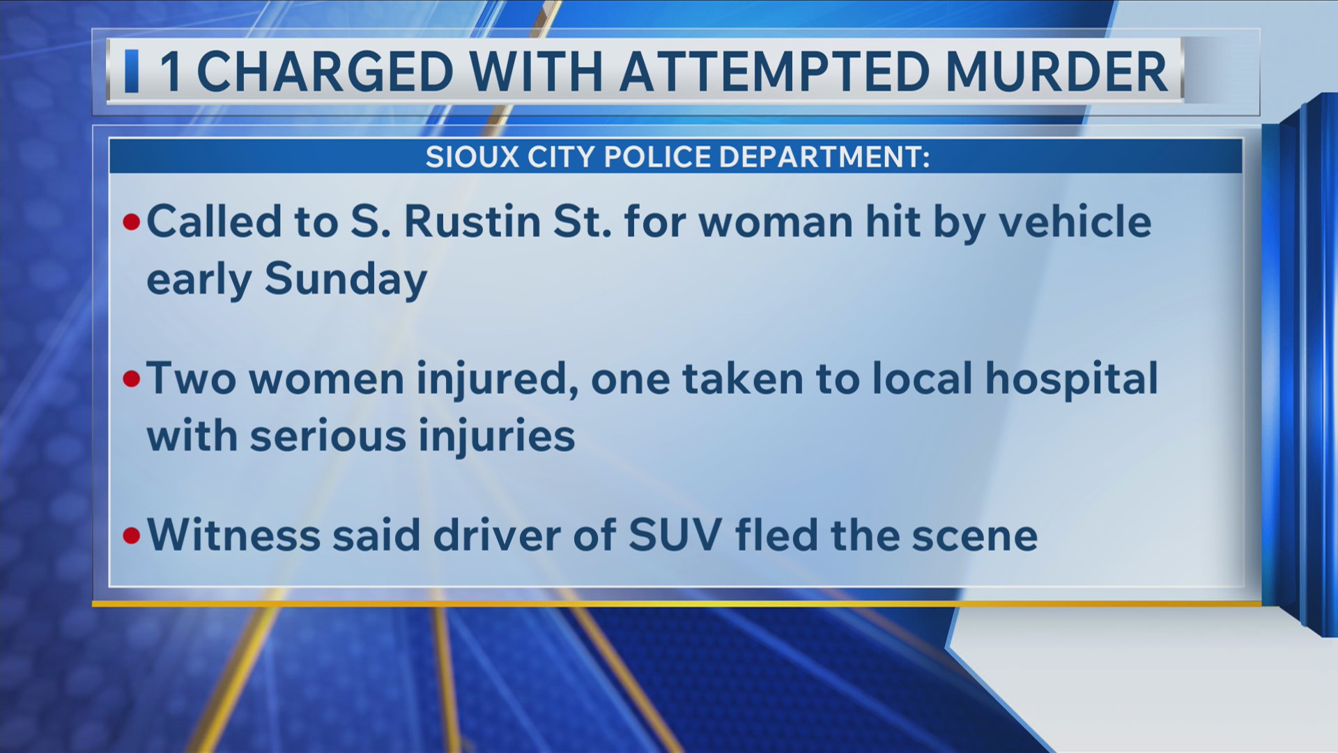 1 Charged With Attempted Murder – KCAU 9 News | Sioux City, IA | News ...