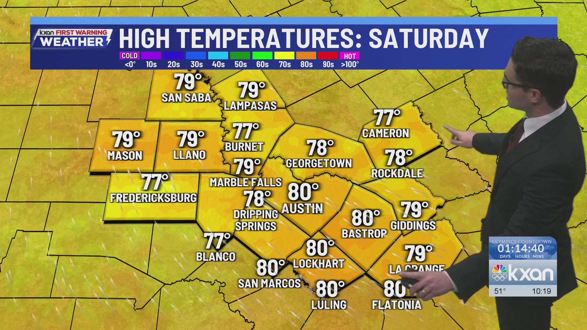 70s and 80s this weekend in Central Texas | KXAN Weather Forecast (Feb ...