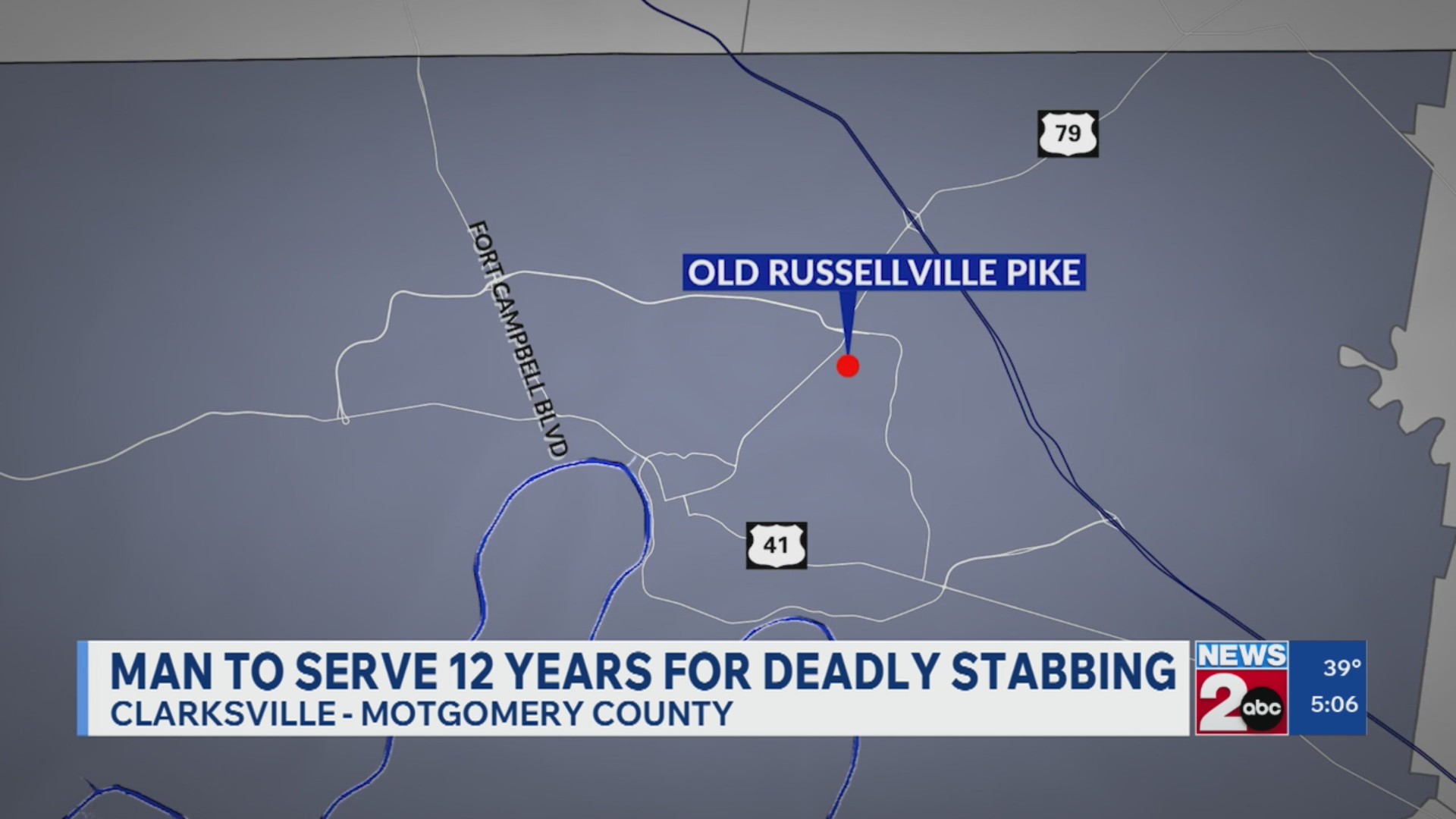 Man to serve 12 years for deadly stabbing in Clarksville, TN – WKRN News 2