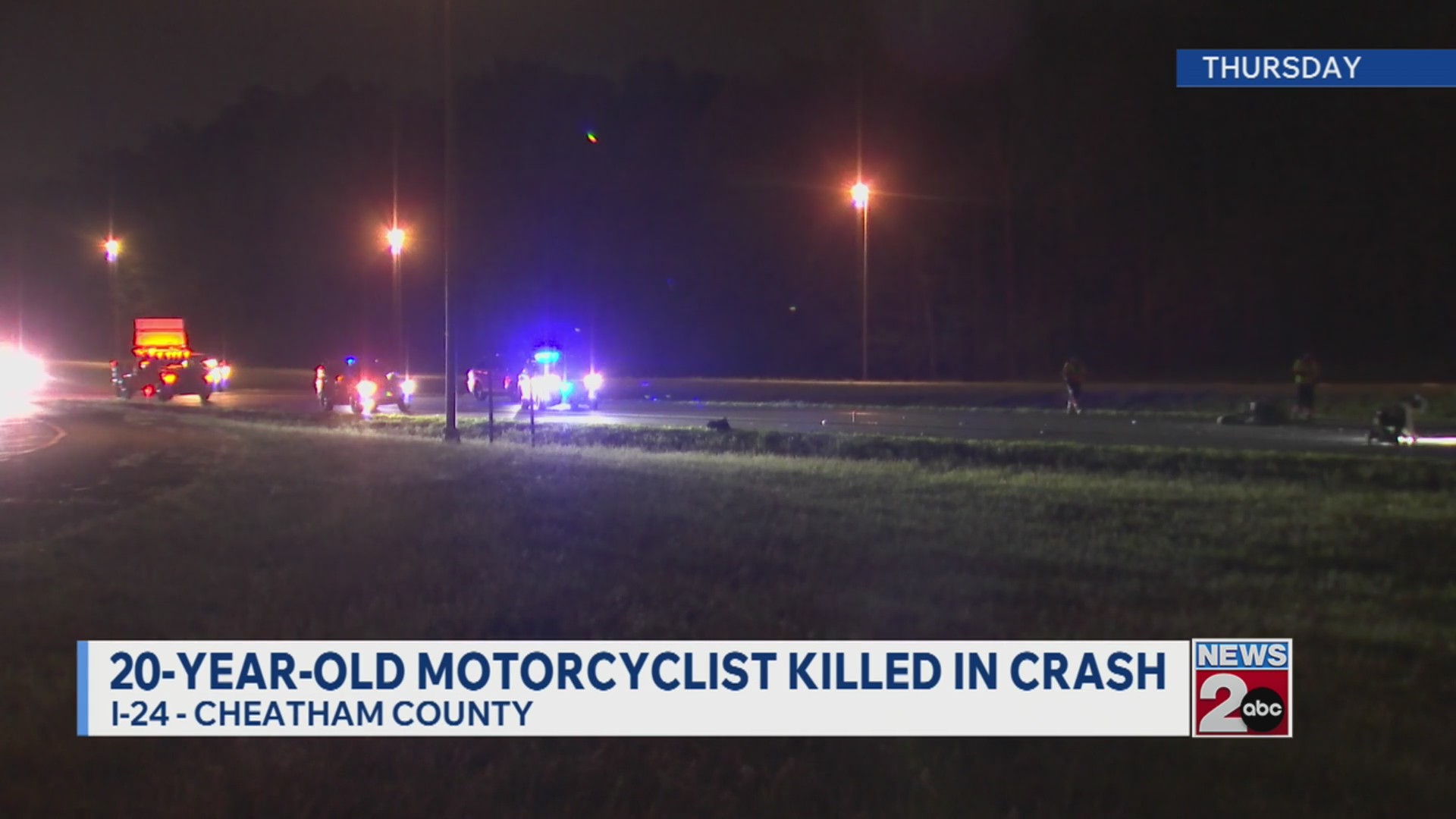 20-year-old motorcyclist killed in crash on I-24 – WKRN News 2
