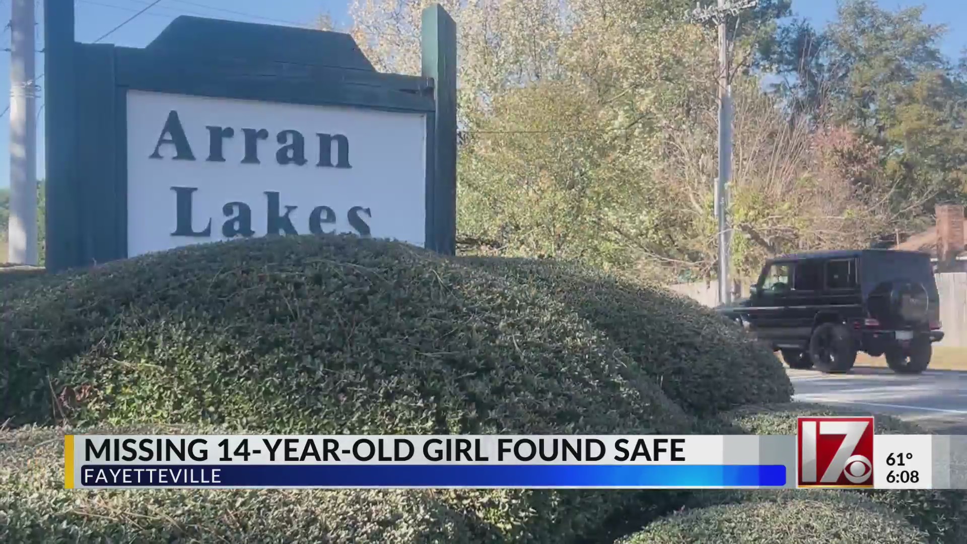 Missing 14-year-old girl from Fayetteville found safe – CBS17.com