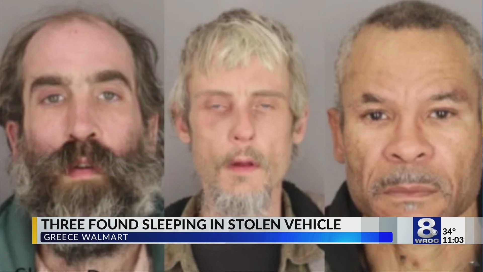 Police: Three found sleeping in stolen vehicle at Greece Walmart ...