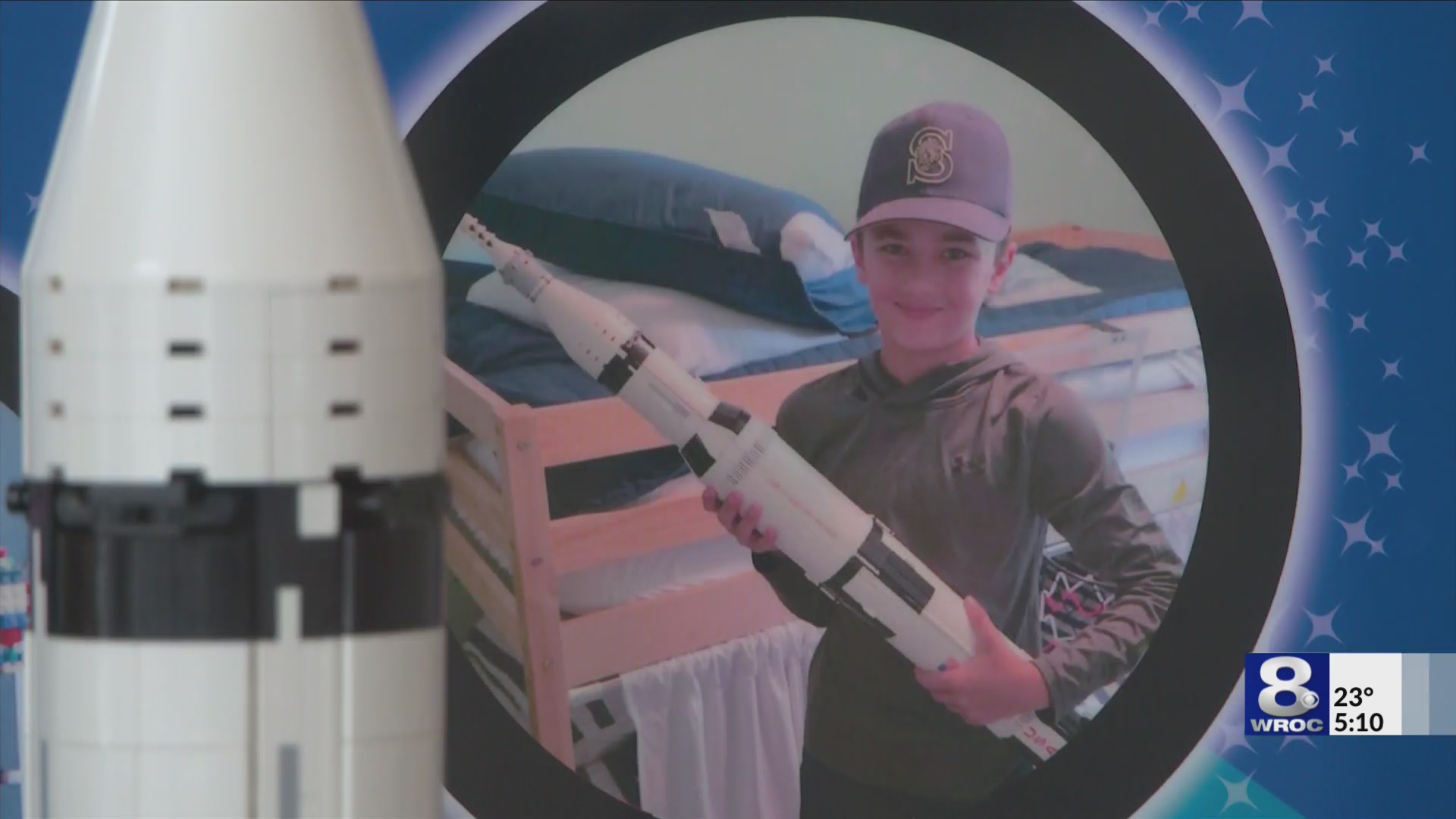 Previousr Uk Roc Rockets Built at 5, displayed at 11: Rochester boy’s LEGO rocket at RMSC ...