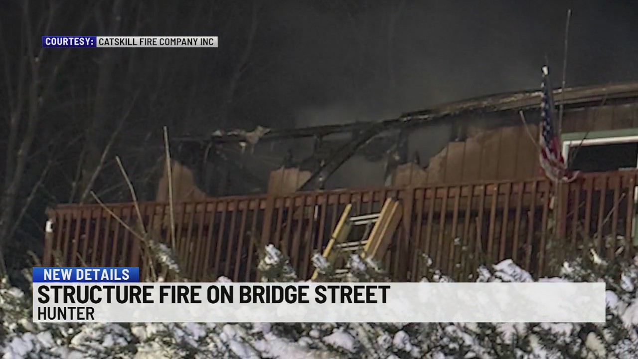 Firefighters battle structure fire in Hunter – NEWS10 ABC