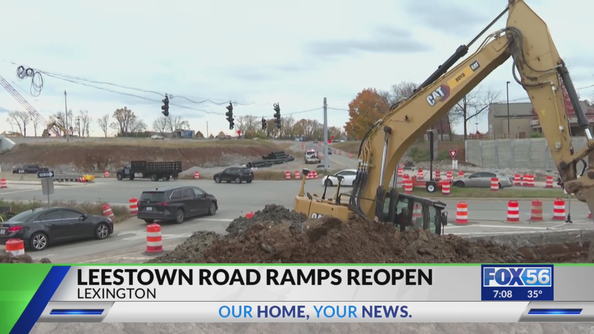 Busy Exit Ramp Exit ramps fully reopening on portion of busy Lexington road in time ...
