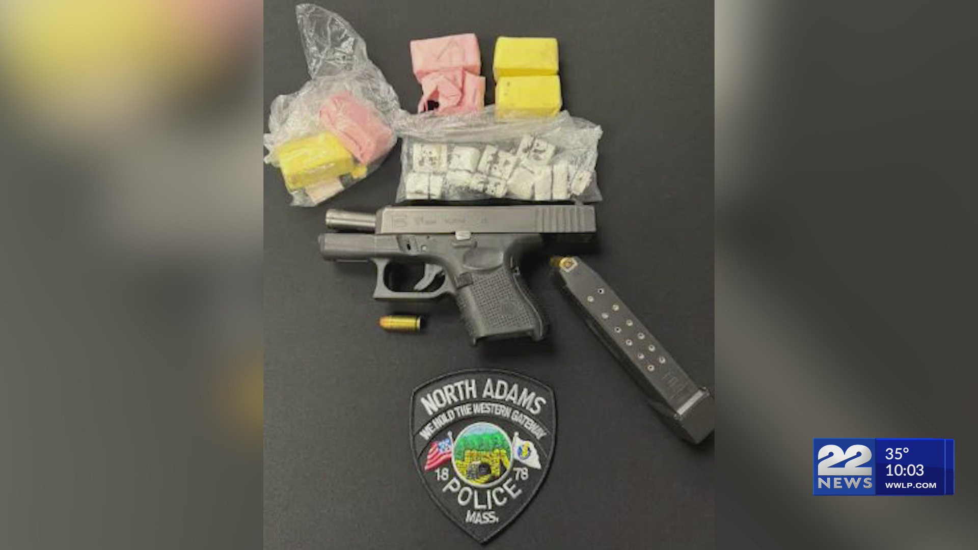 Loaded firearm and fentanyl seized in North Adams traffic stop – WWLP
