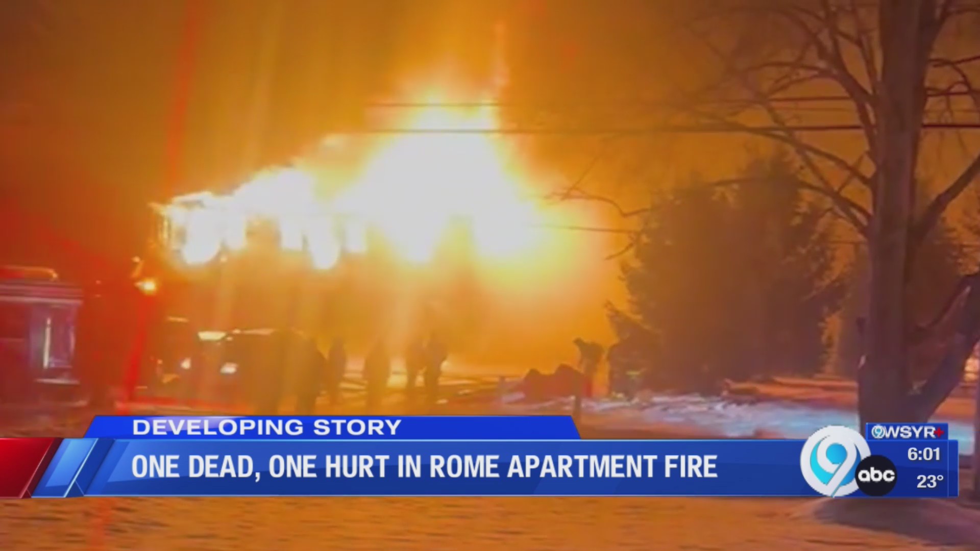 Oneida County 911 audio details deadly Rome apartment building fire WSYR