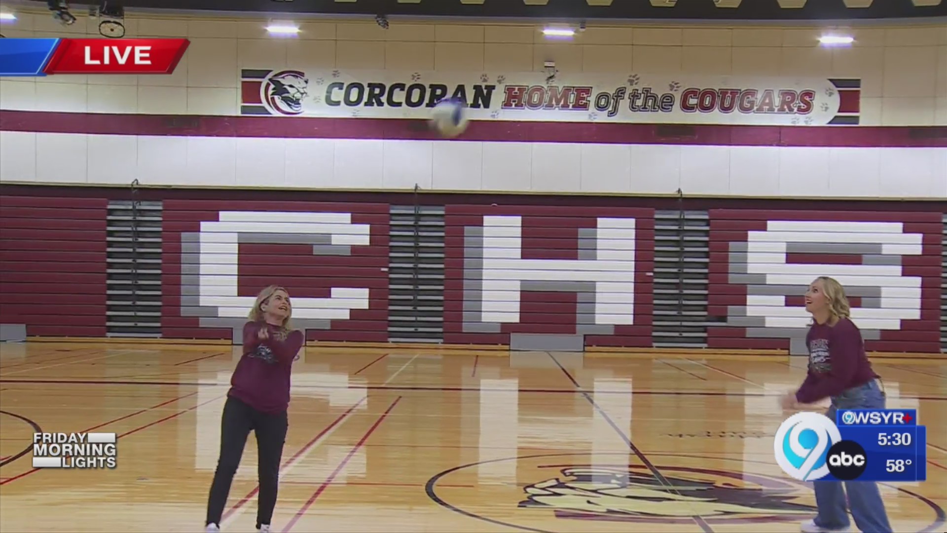 Corcoran Weather Friday Morning Lights: Corcoran High School – WSYR
