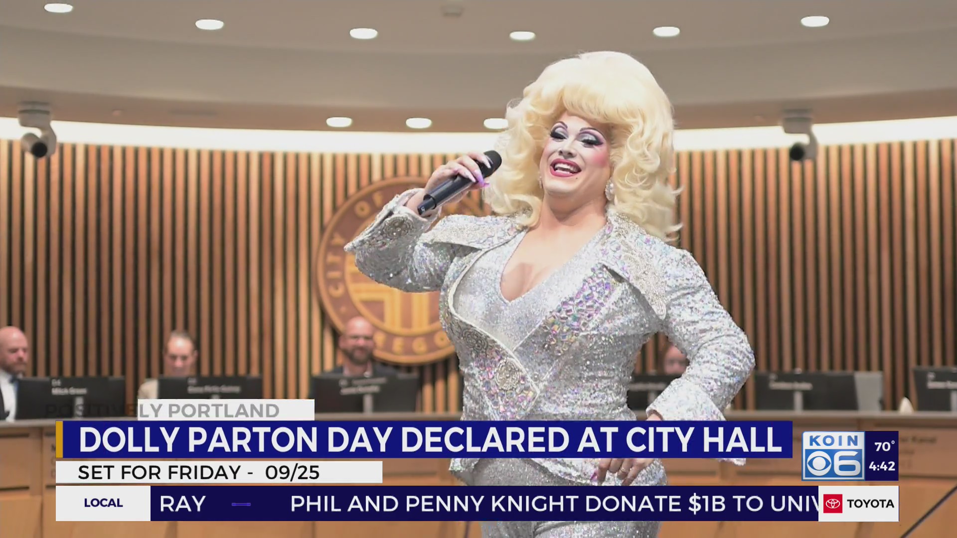 Dolly Parton Day declared at City Hall – KOIN.com