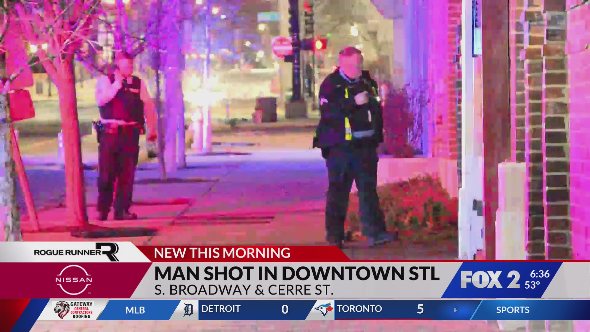 Man injured in overnight shooting in downtown St. Louis – FOX 2