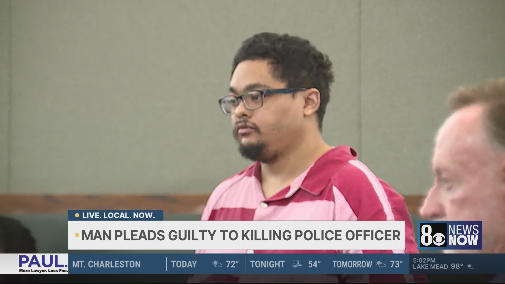 Man accused of killing Las Vegas police officer in 2022 shooting pleads ...