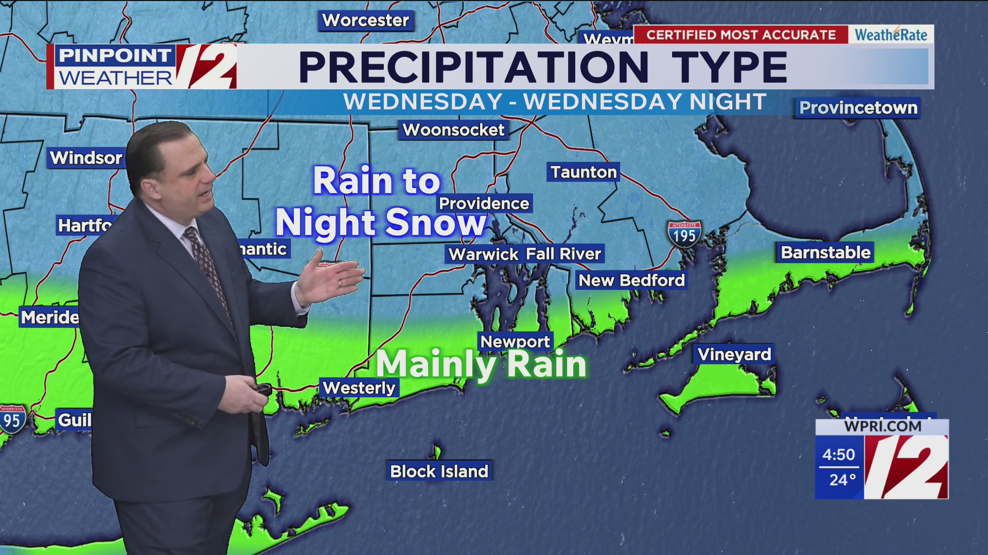 WPRI 12 Weather Forecast for 2/17/26: Several chances for snow the next ...