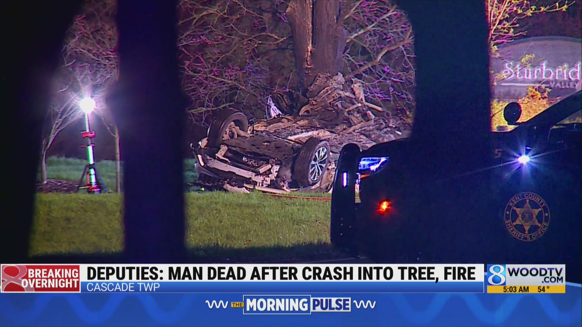 Driver killed after vehicle crashes into tree in Cascade Township ...