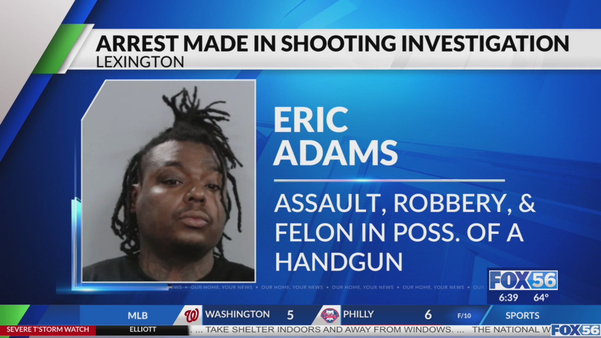 Lexington police charge man in March shooting incident – FOX 56 News