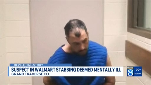 Suspect in Walmart stabbing deemed mentally ill