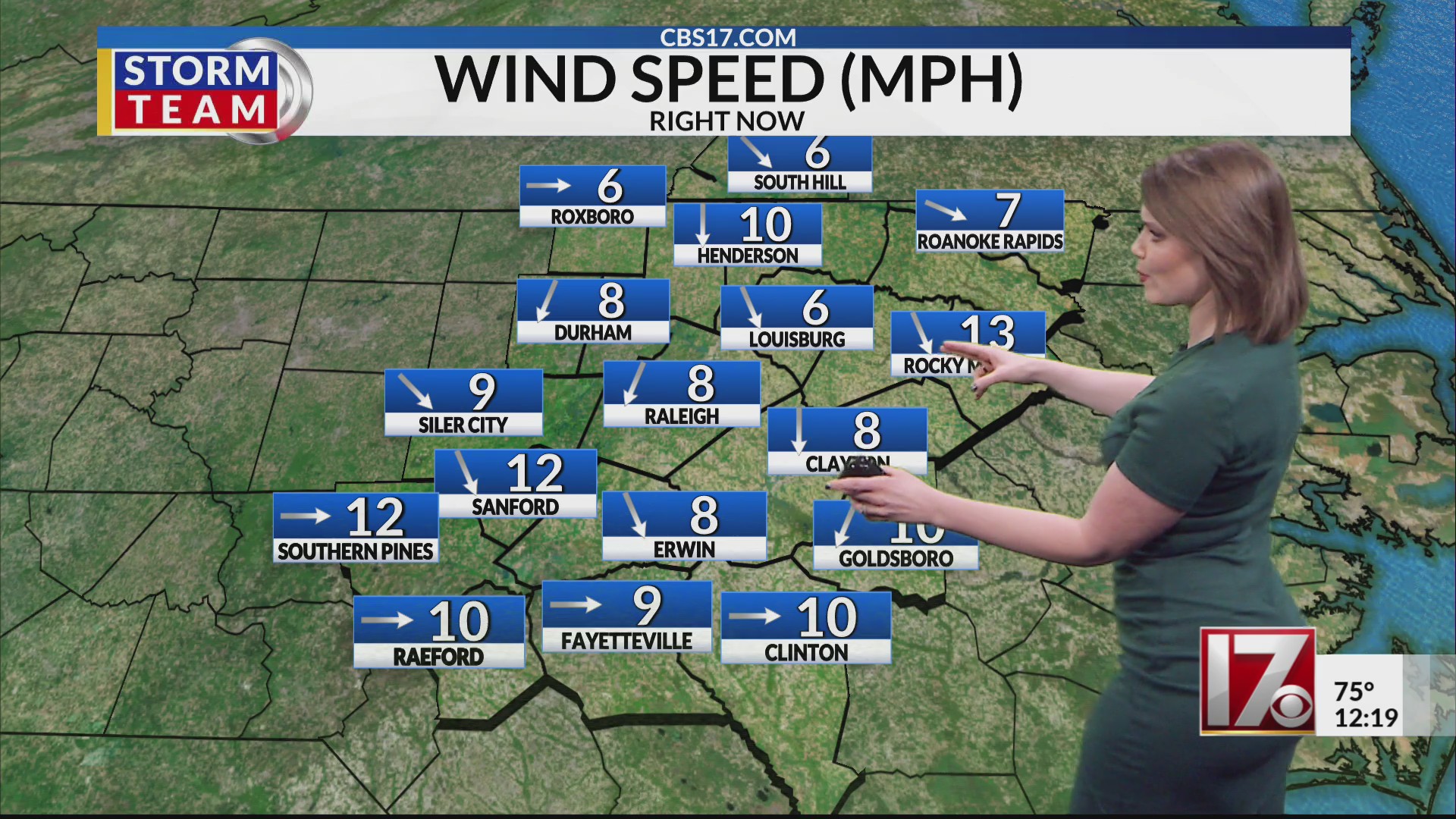 Cold front brings central NC a quick cool-down on Monday – CBS17.com
