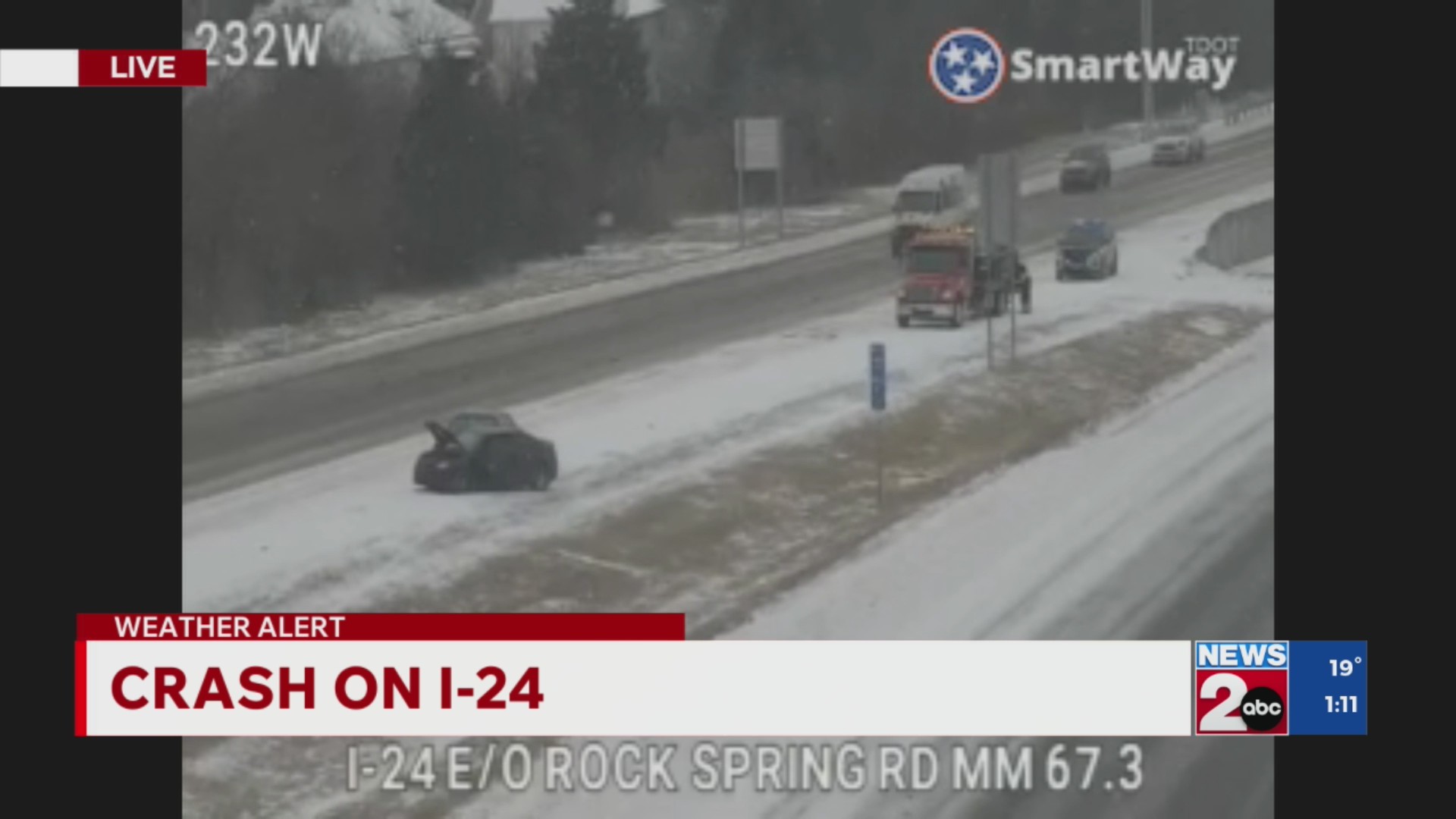 Crash on Interstate 24 – WKRN News 2