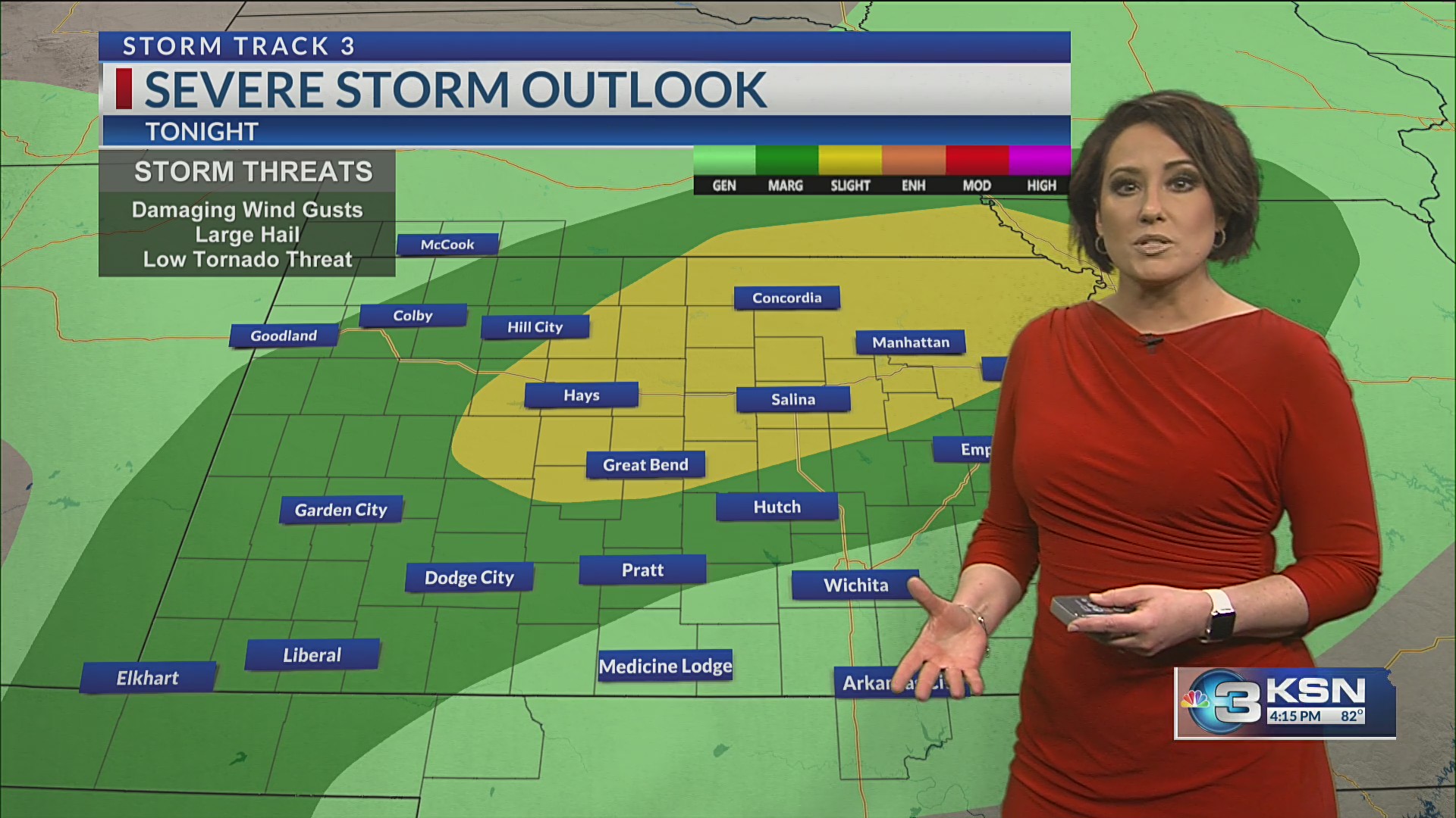 Thursday Evening Weather Update – KSN-TV