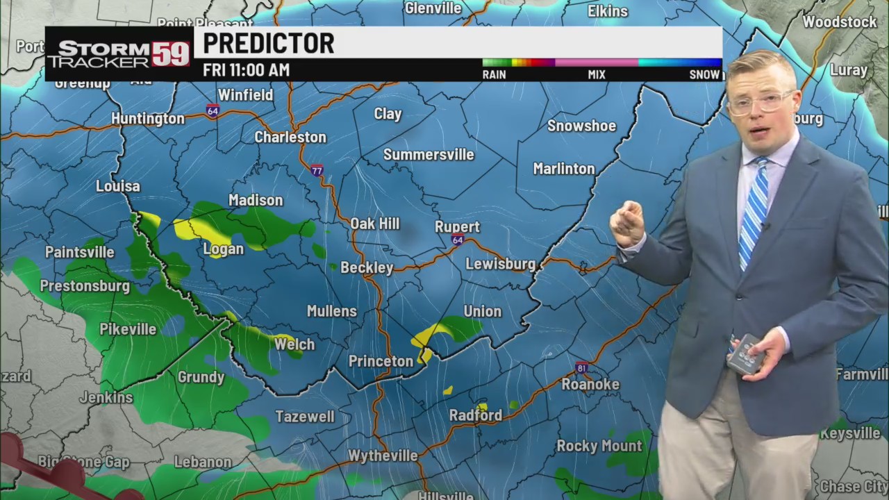 Slick travel for the Friday morning commute with more steady snow – WVNS