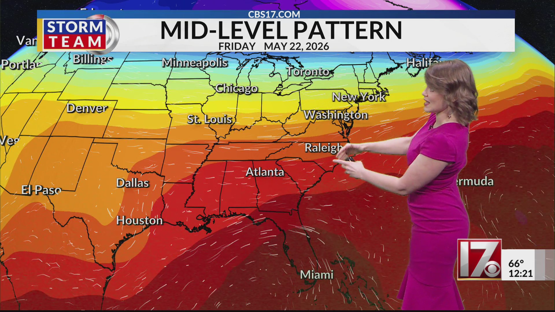 Heat builds over the weekend, 90s return to central NC – CBS17.com