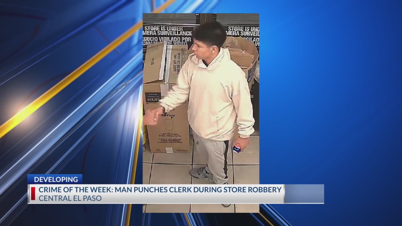 Crime of Week: Man punches clerk while stealing food – KTSM 9 News